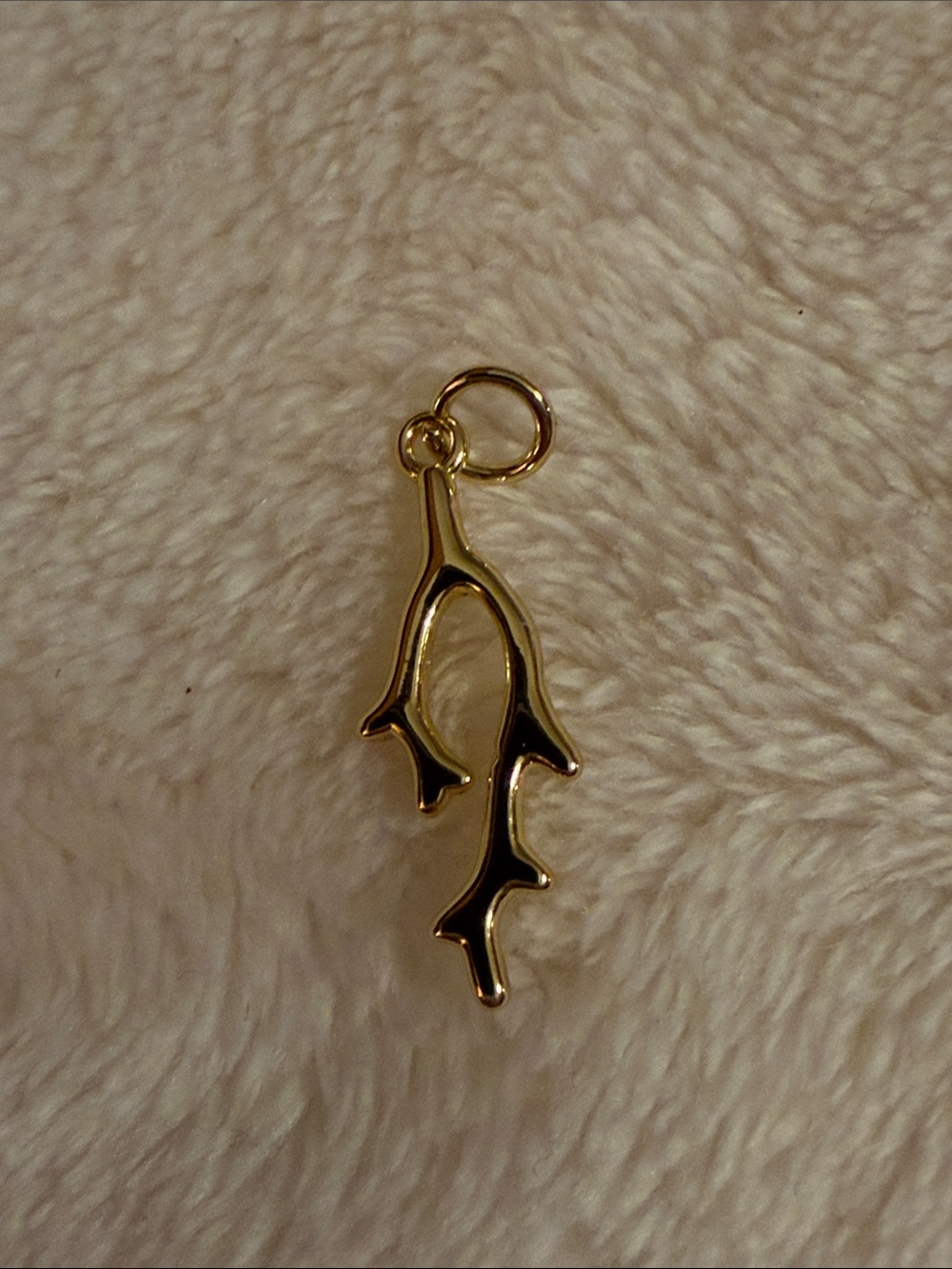 New 18K Gold Filled Branch Charm